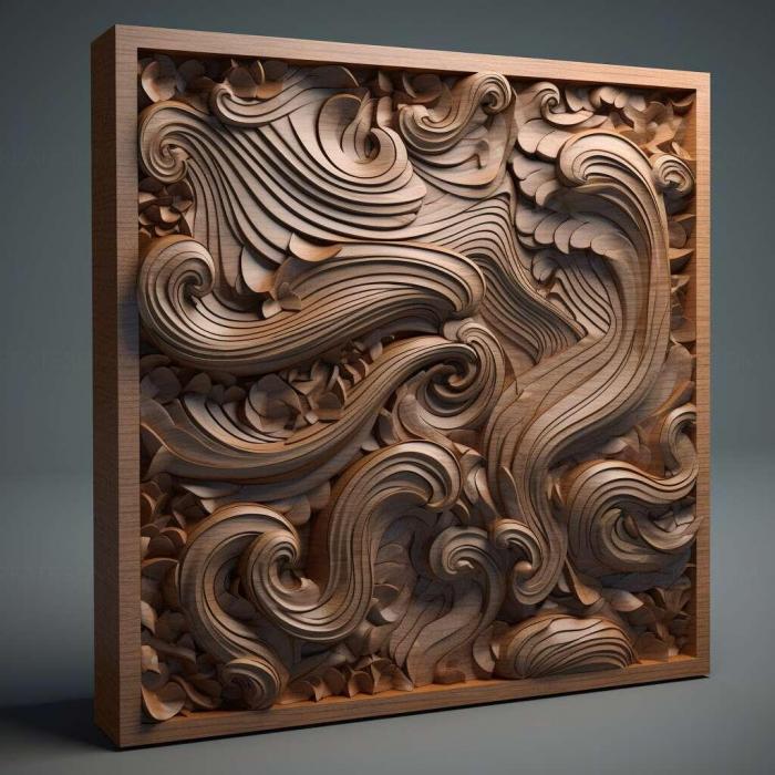 نموذج ثلاثي الأبعاد لآلة CNC 3D Art 